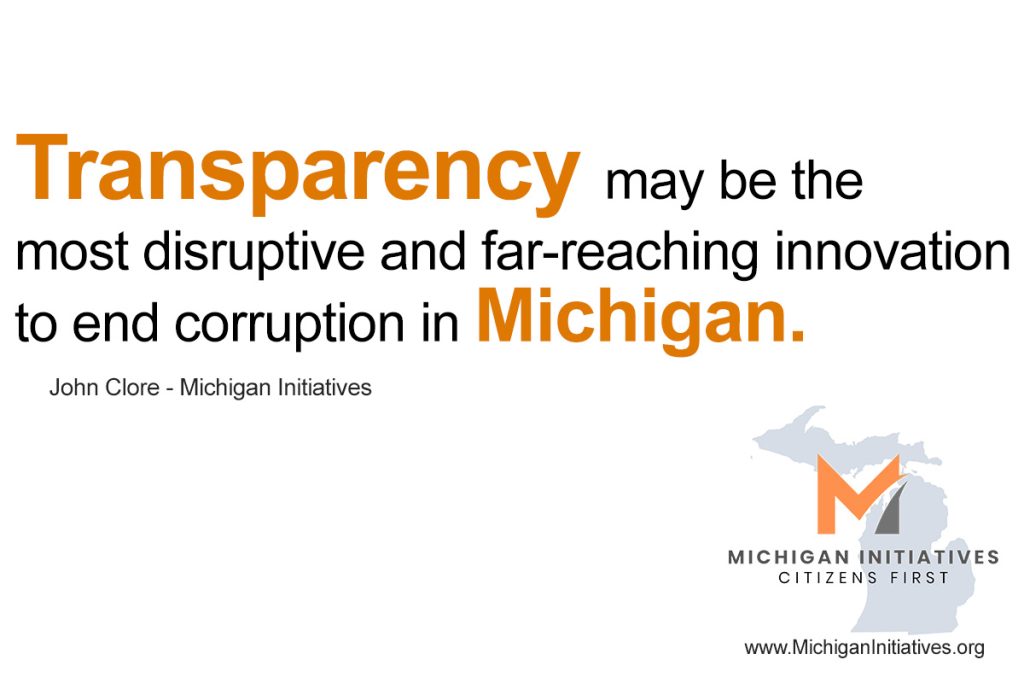 Michigan Initiatives Completes Draft "The Transparency Act" to Foster Government Accountability (photo 2)